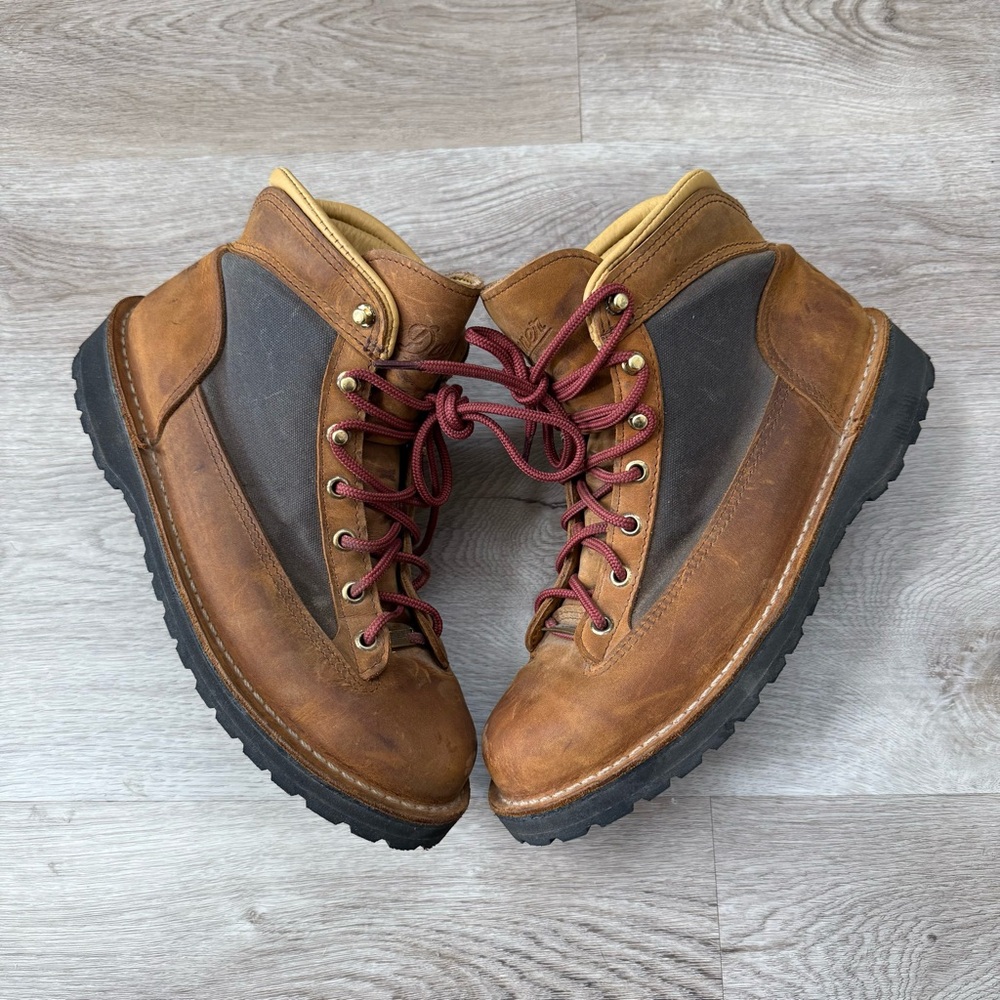 Danner Ridge Explorer Brown Leather Hiking Boots USA Gore Tex Womens 9.5M $440